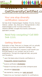 Mobile Screenshot of getdiversitycertified.com